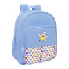 Mochila Escolar Júnior Adap. 38Cm Rec. SMILEY WORLD Joyful Azul | Ref. 248.612481640
