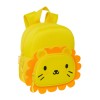 Mochila Pré-Escolar 25Cm Neopreno SAFTA “Leão” Amarela | Ref. 248.622501333