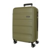 Mala de Viagem / Trolley Médio 65cm 4R ROLL ROAD Flex Caqui | Ref. 186.584946HB