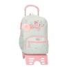 Mochila Escolar Adap. 42Cm c/ Carro MOVOM Enchanted Florest Menta | Ref. 186.37424T1