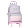 Mochila Escolar Adap. 42cm c/ Carro PEPE JEANS Renata Lilás | Ref. 186.69723T1
