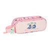 Estojo Escolar Duplo STITCH Beach Rosa | Ref. 248.812513513