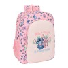 Mochila Escolar Adap. 42Cm STITCH Beach Rosa | Ref. 248.612513180