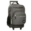 Mochila Escolar Compacta 2R PEPE JEANS Edmon Cinza | Ref. 186.6912922