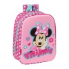 Mochila Infantil 27Cm 3D MINNIE Rosa | Ref. 248.622451011