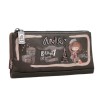 ANEKKE Carteira Grande Flexível RFID Mademoiselle Castanha | Ref. 280.41809-906