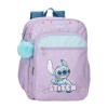 Mochila Escolar 38Cm STITCH Lovely Lilás | Ref. 186.3162341