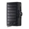 Carteira SECRID Premium Twinwallet Emboss Lines Black + | Ref. 297.TEL-B+