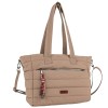 Saco de Ombro Shopper SKPAT Brescia Taupe | Ref. 237.32778102