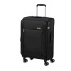 SAMSONITE Mala de Viagem Média 67cm 4R Exp Base Breeze Preta | Ref. 92.154780-1041