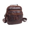 Bolsa de Tiracolo c/ Asa de Mão MATTIES Antic Leather Castanha | Ref. 132.4014480