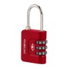 SAMSONITE Cadeado c/ Código 3 Dígitos TSA TA Revolution Vermelho | Ref. 92.155577-1726
