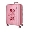 Mala de Viagem Média 68cm 4 Rodas Exp. MINNIE Love Rosa | Ref. 186.3519244