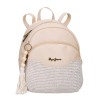 Mochila de Senhora Casual 27cm PEPE JEANS Clara Bege | Ref. 186.7392041