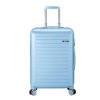 BENZI Mala de Viagem / Trolley Médio 68cm 4R BZ5910 Azul Claro | Ref. 288.BZ5910AZB