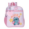 Mochila Pré-Escolar Adap. 28Cm STITCH You & Me Malva | Ref. 186.43521F1
