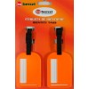 BENZI Acessórios Etiquetas de Bagagem Laranja | Ref. 288.BZ4066LAR