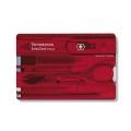 Swiss Card Classic Victorinox Vermelho Translúcido | Ref. 320.07100.T