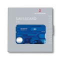 Swiss Card Lite c/ LED Victorinox Azul Translúcido | Ref. 320.07322.T2