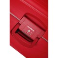 Samsonite Mala/Trolley de Viagem Médio 69cm 4 Rodas Spinner S´CURE Crimson Red | Ref. 9210U00110