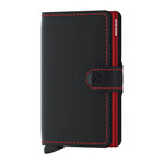 Secrid MINIWALLET Matte Black & Red | Ref. 297.MM-P-R