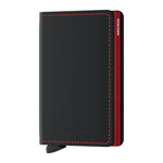 Secrid SLIMWALLET Matte Black & Red | Ref. 297.SM-P-R
