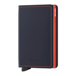 Secrid SLIMWALLET Matte Night Blue & Orange | Ref. 297.SM-NBO