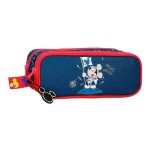 Estojo Escolar Duplo Compartimento Mickey ON THE MOON Azul | Ref. 186.2264221