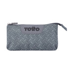 Estojo Escolar Triplo Tablero TOTTO 3Y9 Cinzento | Ref. 330.AC52ECO0123Y9