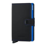 Secrid MINIWALLET Matte Black & Blue | Ref. 297.MM-BB