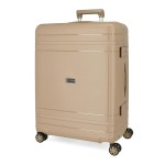 Mala de Viagem / Trolley Médio 66cm 4 Rodas Movom DIMENSION Champanhe | Ref. 186.5189224