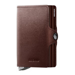 Carteira Secrid Premium TWINWALLET Dusk Dark Brown | Ref. 297.TDU-DB