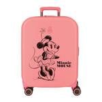 Mala de Cabine / Trolley 55cm 4R Minnie DISNEY 100 HAPINESS Coral | Ref. 186.3669122