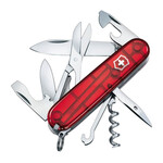 Canivete 91mm VICTORINOX Climber SliverTech Vermelho Translúcido | Ref. 320.13703.T