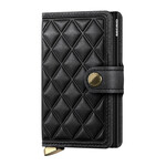 Carteira SECRID Premium Miniwallet Emboss Diamond Black | Ref. 297.MED-B