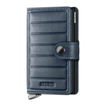 Carteira SECRID Premium Miniwallet Emboss Lines Teal | Ref. 297.MEL-T