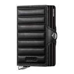 Carteira SECRID Premium Twinwallet Emboss Lines Black | Ref. 297.TEL-B