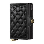 Carteira SECRID Premium Twinwallet Emboss Diamond Black | Ref. 297.TED-B