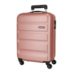Mala de Cabine / Trolley 55cm 4 Rodas ROLL ROAD Flex Rosa Nude | Ref. 186.584946CA
