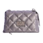 Bolsa de Tiracolo DON ALGODON Livorno Prateada | Ref. 237.0QI7827300