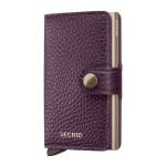 Carteira SECRID Miniwallet Pebble Grape | Ref. 297.MPE-G