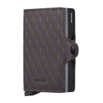 Carteira SECRID Twinwallet Optical Grey-Yellow | Ref. 297.TOP-GY