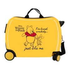 Mala de Viagem Infantil ABS 4 Rodas Winnie The Pooh Ocre | Ref. 186.2639822