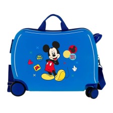 Mala de Viagem Infantil ABS 4 Rodas Mickey ENJOY THE DAY Azul | Ref. 186.4689868
