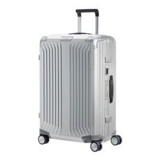 Samsonite Trolley Médio 69cm 4R Spinner LITE-BOX ALU Alumínio | Ref. 92CS000208