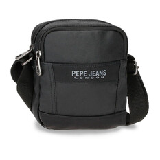Bolsa de Tiracolo Pequena 2C Pepe Jeans PAXTON Preta | Ref. 186.7835121
