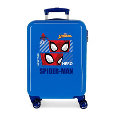 Mala de Cabine / Trolley 55cm 4 Roda Spinner Spiderman HERO Azul | Ref. 186.2451721