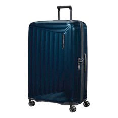 SAMSONITE Mala de Viagem / Trolley Gigante 81cm 4R Exp. Nuon Azul Metálico | Ref. 92KF000501