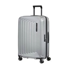SAMSONITE Mala de Viagem / Trolley Médio 69cm 4R Exp. Nuon Prata Matte | Ref. 92KF000338