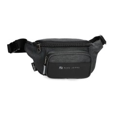 Bolsa de Cintura c/ Bolso Frontal Pepe Jeans JARVIS Preta | Ref. 186.7127131